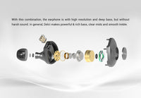 KEFINE Delci 10mm DLC+PU Diaphragm Dynamic Driver IEM Earphones